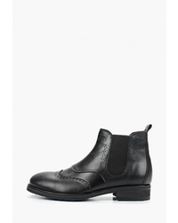 Мужские черные кожаные ботинки челси от Matt Nawill