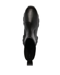 Мужские черные кожаные ботинки челси от Rick Owens