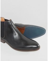 Мужские черные кожаные ботинки челси от Aldo