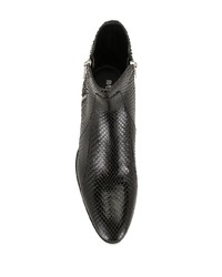 Мужские черные кожаные ботинки челси от Balmain