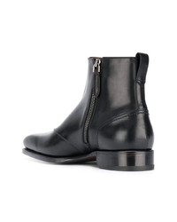 Мужские черные кожаные ботинки челси от Ermenegildo Zegna Couture