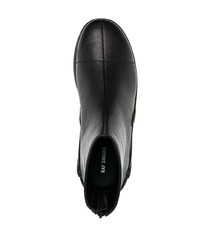 Мужские черные кожаные ботинки челси от Raf Simons