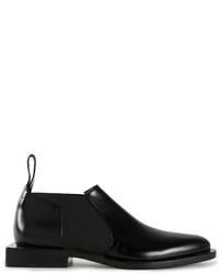 Женские черные кожаные ботинки челси от Paco Rabanne