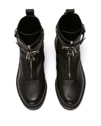 Мужские черные кожаные ботинки челси от JW Anderson