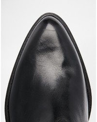 Женские черные кожаные ботинки челси от Dune