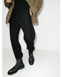 Мужские черные кожаные ботинки челси от Givenchy