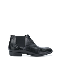 Женские черные кожаные ботинки челси от Pantanetti