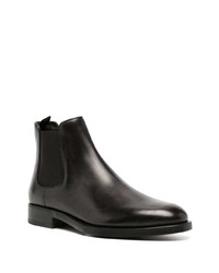 Мужские черные кожаные ботинки челси от Giorgio Armani
