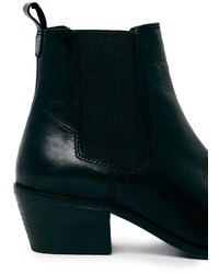 Женские черные кожаные ботинки челси от Dune