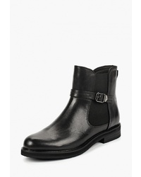 Женские черные кожаные ботинки челси от Pierre Cardin