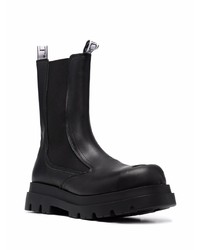 Мужские черные кожаные ботинки челси от Cult