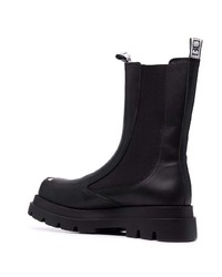 Мужские черные кожаные ботинки челси от Cult