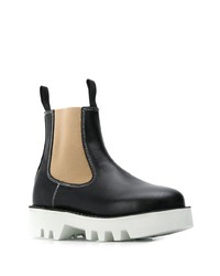 Женские черные кожаные ботинки челси от Sofie D'hoore