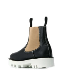 Женские черные кожаные ботинки челси от Sofie D'hoore