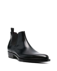 Мужские черные кожаные ботинки челси от Lidfort