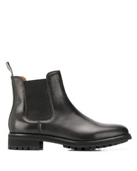 Мужские черные кожаные ботинки челси от Polo Ralph Lauren
