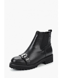Женские черные кожаные ботинки челси от Portal