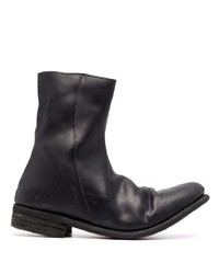 Мужские черные кожаные ботинки челси от Poème Bohémien