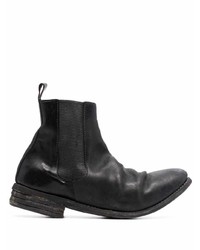 Мужские черные кожаные ботинки челси от Poème Bohémien