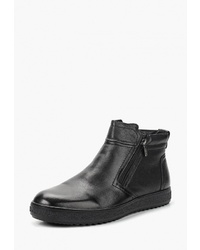 Мужские черные кожаные ботинки челси от Quattrocomforto