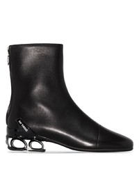 Мужские черные кожаные ботинки челси от Raf Simons