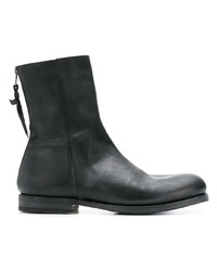 Мужские черные кожаные ботинки челси от Measponte