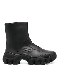 Мужские черные кожаные ботинки челси от Rombaut