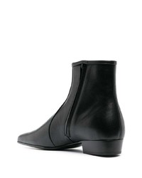 Мужские черные кожаные ботинки челси от Saint Laurent