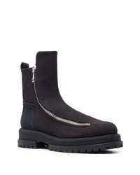 Мужские черные кожаные ботинки челси от 424