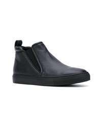 Мужские черные кожаные ботинки челси от Aiezen
