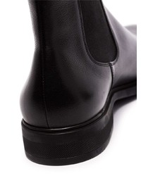 Мужские черные кожаные ботинки челси от BOSS