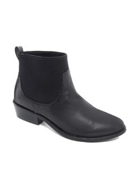 Женские черные кожаные ботинки челси от Sol Sana