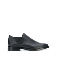 Мужские черные кожаные ботинки челси от Soloviere