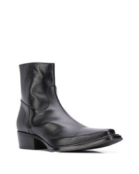 Мужские черные кожаные ботинки челси от Acne Studios