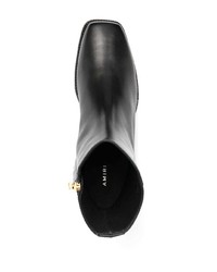 Мужские черные кожаные ботинки челси от Amiri