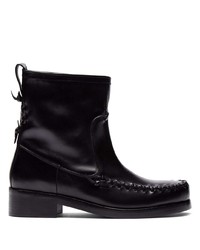 Мужские черные кожаные ботинки челси от Stefan Cooke