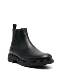 Мужские черные кожаные ботинки челси от Pollini