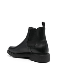 Мужские черные кожаные ботинки челси от Pollini