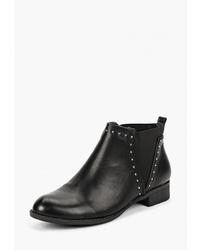 Женские черные кожаные ботинки челси от Style Shoes