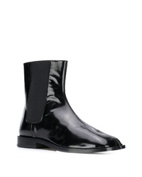 Женские черные кожаные ботинки челси от Maison Margiela