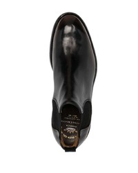 Мужские черные кожаные ботинки челси от Officine Creative