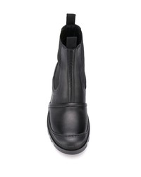 Женские черные кожаные ботинки челси от Loewe