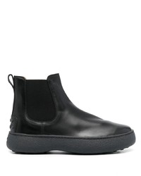 Мужские черные кожаные ботинки челси от Tod's