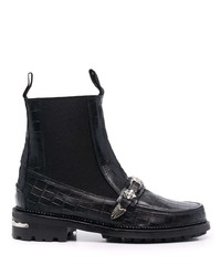 Мужские черные кожаные ботинки челси от Toga Virilis