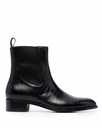Мужские черные кожаные ботинки челси от Tom Ford