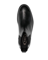 Мужские черные кожаные ботинки челси от Tod's