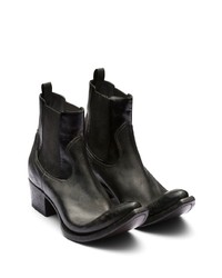 Мужские черные кожаные ботинки челси от Prada