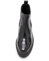 Женские черные кожаные ботинки челси от Jeffrey Campbell