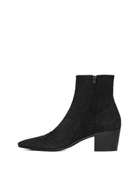 Мужские черные кожаные ботинки челси от Saint Laurent