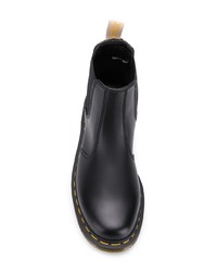 Женские черные кожаные ботинки челси от Dr. Martens